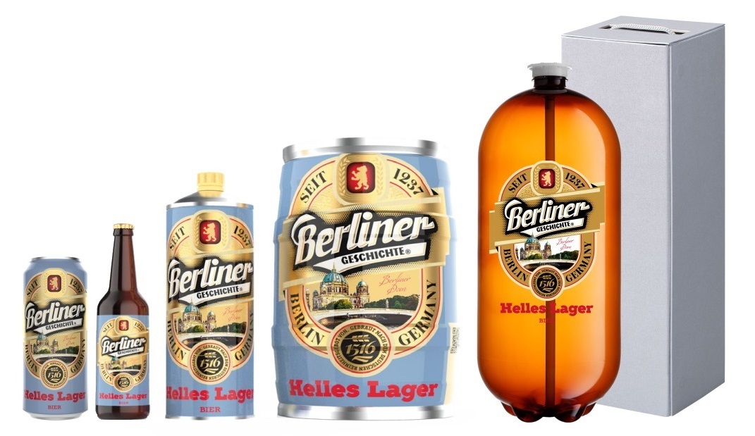 Berliner Geschichte Helles Lager 🍺 — немецкое пиво оптом в Беларуси